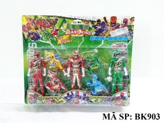 BK903  VỈ SIÊU NHÂN 3T RỪNG XANH + 4C KHỦNG LONG