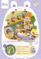 BC-2001  HỘP VALI KỆ BẾP GẤU