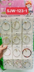 SJW-123-1 VỈ DÂY CHUYỀN CHUỖI VÒNG TAY MINI 12 TÚI