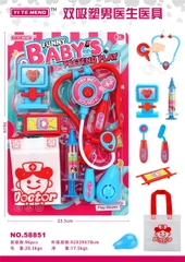 58851  VỈ BÁC SĨ TAI NGHE, KIM TIÊM + 1C TÚI XÁCH
