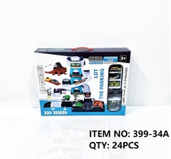 399-34A  HỘP BÃI ĐẬU XE KHỦNG LONG 2C + 3C HƠI + CÂY, BIỂN BÁO   399-29, 399-30, 399-31, 399-32, 399-33, 399-35