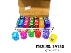 39182  HỘP 24 HŨ SLIME KIM TUYẾN ĐỒNG HỒ