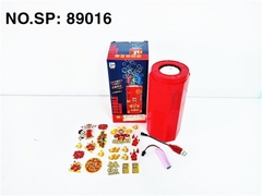 89016  HỘP PHÁO HOA BONG BÓNG XÀ BÔNG + 1 BÌNH, CÓ SẠC USB   Bubble Machine