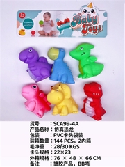 SCA99-4A  TÚI CHÍT KHỦNG LONG 6C ĐỦ MẪU (PVC)