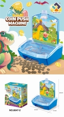 8047-2  HỘP TRÒ CHƠI MÁY BẮN ĐỒNG XU KHỦNG LONG PIN