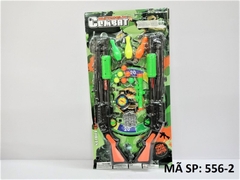 556-2 VĨ X_ HÍT 2C DÀI + 1 ỐNG DÒM + 3 BOWLING + 6 BI + HUY HIỆU + LA BÀN