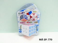 770  VỈ RUBIC 3C 3X3 3 HÀNG (1 LỚN. 1 NHỎ, 1 TRÒN)