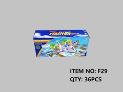 F29  HỘP MÁY BAY CÁ MẬP RÁP CÁNH PIN NHẠC ĐÈN