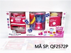 QF2572P  HỘP BẾP PIN 3 MÓN (BẾP GAS ĐÔI, MÁY XAY SINH TỐ, MÁY NƯỚNG BÁNH MÌ)   QF2572P, QF2574P