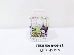 A-06-48  HỘP VIẾT LÔNG MÀU ACRYLIC 48C