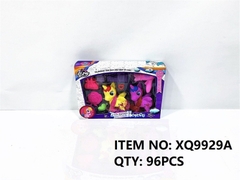 XQ9929A  HỘP NGỰA PONY 2C + MÁY SẤY TÓC, CÀI, HOA HỒNG   XQ9929