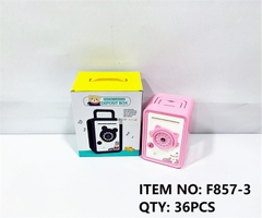 F857-3  HỘP MÁY RÚT TIỀN ATM PIN MÈO NHẬN DIỆN KHUÔN MẶT   F857-3, F857-4, F857-5