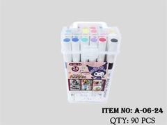 A-06-24  HỘP VIẾT LÔNG MÀU ACRYLIC 24C