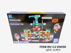 CJ-2003D  HỘP XẾP HÌNH NAM CHÂM TRƯỢT BANH 131 MIẾNG