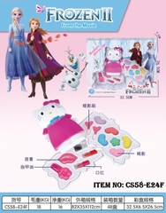 CS58-E24F  HỘP PHẤN TRANG ĐIỂM 2 TẦNG MÈO HỒNG