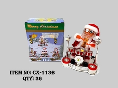 CX-113B  HỘP NOEL PIN ĐÁNH TRỐNG