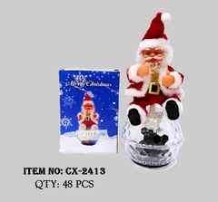 CX-2413  HỘP NOEL NGỒI CHÂU XOAY