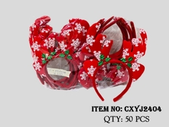 CXYJ2404  TÚI 12C CÀI TÓC NOEL SỪNG TUẦN LỘC