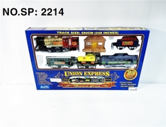 2214  HỘP ĐƯỜNG RAY XE LỬA PIN KHỎI 23 MIẾNG UNION EXPRESS 580CM