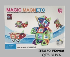 FK698A  HỘP XẾP HÌNH NAM CHÂM 68 MIẾNG MAGIC MAGNETC