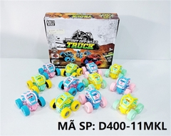 D400-11MKL  HỘP XE HƠI ĐỊA HÌNH TRỚN 12C ĐỦ MÀU   D400-11, D400-15