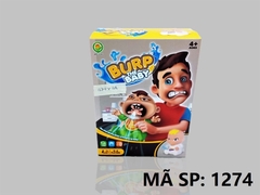 1274  HỘP TRÒ CHƠI BABY PIN PHUN NƯỚC   Burp The Baby