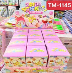 TM-1145 LỐC HỘP MÙ MÓC KHÓA CHAM 12 CÁI
