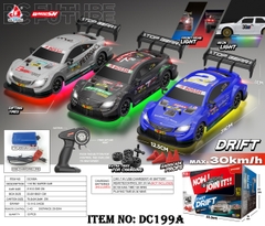 DC199A  HỘP XE HƠI CẢN SAU ĐIỀU KHIỂN 7 ĐỘNG TÁC, CẦN GẠT XOAY, 4 BÁNH XE, BIỂN BÁO, CÓ SẠC