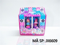 JX6609  TÚI RÁP BALO XÍCH ĐU + 2 BÉ 52 MIẾNG