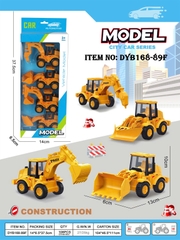 DYB168-89F  VỈ HỘP XE CÔNG TRÌNH TRỚN 4C ĐỦ MẪU (CÀO, XÚC, KHOAN)