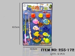 255-172  VỈ CÂU CÁ 2 CẦN 11C (CÁ, VỊT, CUA, RÙA)