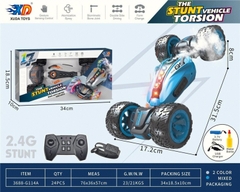 3688-G114A  HỘP XE ĐỊA HÌNH ĐIỀU KHIỂN 7 ĐỘNG TÁC, CÓ SẠC, XOAY 360 ĐỘ, PHUN KHÓI