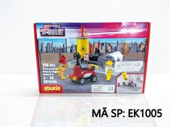 EK1005  HỘP LOGO RÁP CỨU HỎA 118 MIẾNG EDUKIE