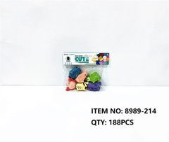 8989-214  TÚI CHÍT THÚ DẸT 6C ĐỦ MẪU (PVC)