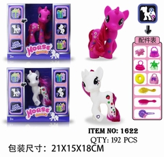 1622  HỘP NGỰA PONY TÓC DÀI 1C + LƯỢC + TÚI XÁCH