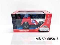 685A-3 HỘP XE JEEP ĐK 7 Đ.TÁC, KHÔNG SẠC TL 1:16 X-Destroyer 682A-3-687A-3, 682A-6-687A-6