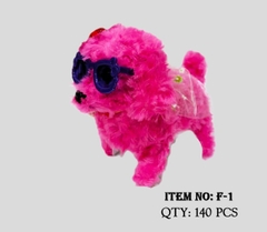 F-1  CHÓ PIN LÔNG XÙ ĐỘI NÓN, ĐEO MẮT KIẾNG