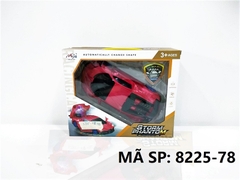 8225-78  HỘP XE HƠI BUGATTI PIN NHẠC ĐÈN MỞ CỬA, CỐP, CHÂU XOAY