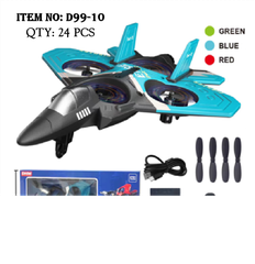 D99-10  HỘP MÁY BAY ĐIỀU KHIỂN TRÊN KHÔNG 7 ĐỘNG TÁC, 4 CÁNH QUẠT, SẠC USB