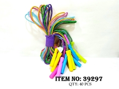 39297  BÓ 10 DÂY NHẢY THỂ DỤC SỢI VẢI DÙ CÁN NHỰA
