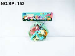 152  TÚI RỔ CÂU CÁ 1 CẦN + CÁ, TÔM, CUA, SAO BIỂN (PVC)