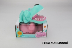 HJ6608  HỘP CHÓ CẮN TAY PIN ĐÈN
