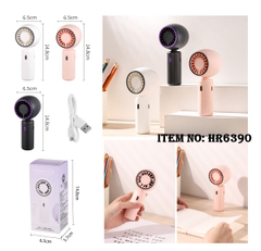 HR6390  HỘP QUẠT PIN CẦM TAY + SẠC