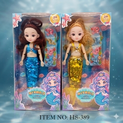 HS-389  HỘP BABY 1C NGƯỜI CÁ KHỚP, MẮT THỦY TINH