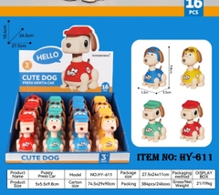 HY-611  HỘP CHÓ TRỚN NHẤN 16C ĐỦ MẪU