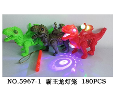 5967-1  KHỦNG LONG CHÂU XOAY PIN NHẠC ĐÈN (LỒNG ĐÈN)