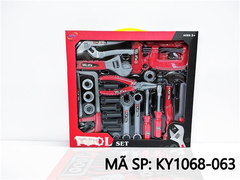 KY1068-063  HỘP KỀM BÚA, CƯA, MỎ LẾCH, TUA VÍT, ỐC