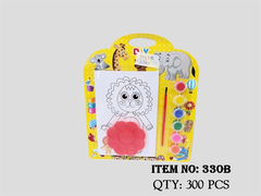 330B  VỈ TRANH TÔ MÀU NƯỚC + CỌ