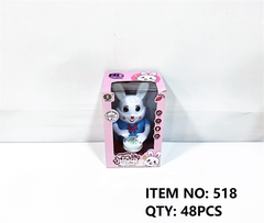 518  HỘP THỎ PIN ĐÁNH TRỐNG ĐÈN NHẢY DANCING