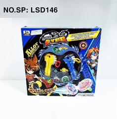 LSD146  HỘP CON QUAY SẮT 4C + 2 TAY CẦM DÂY RÚT